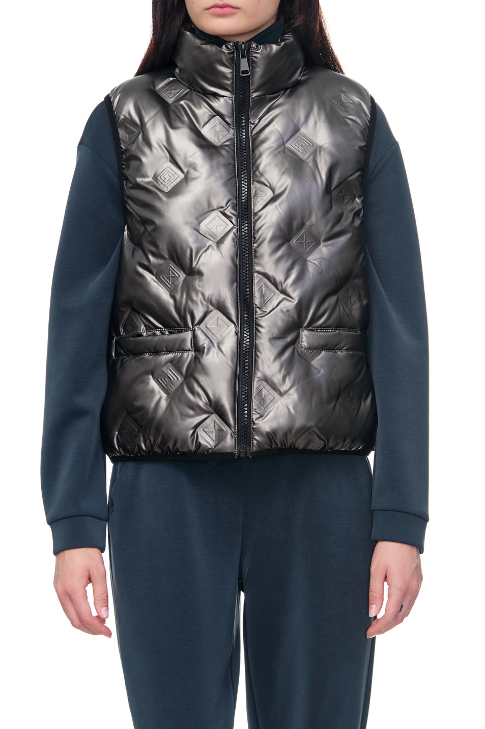 Женский Gerry Weber Жилет с воротником-стойкой (цвет ), артикул 840031-31173 | Фото 4