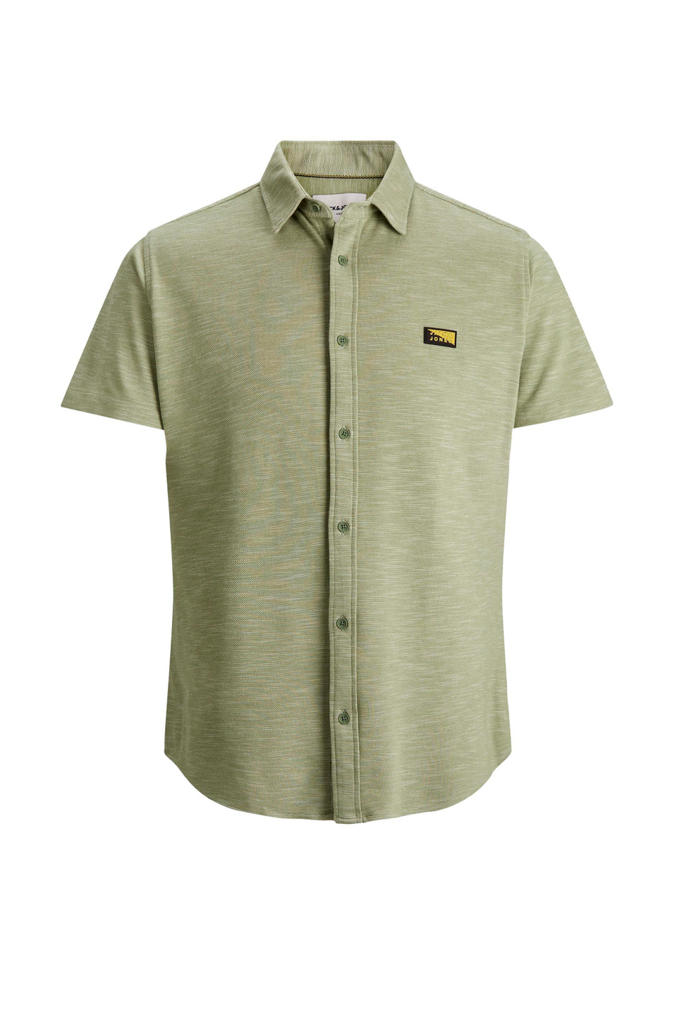 Мужской Jack & Jones Рубашка с коротким рукавом из смесового хлопка (цвет ), артикул 12187961 | Фото 1