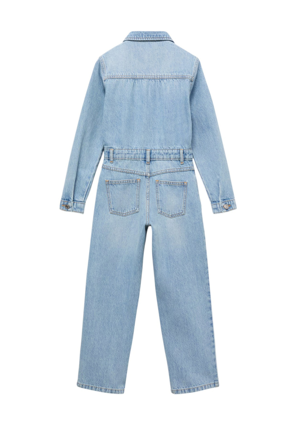 Девочкам Mango Kids Комбинезон WORKER джинсовый (цвет ), артикул 17083283 | Фото 2