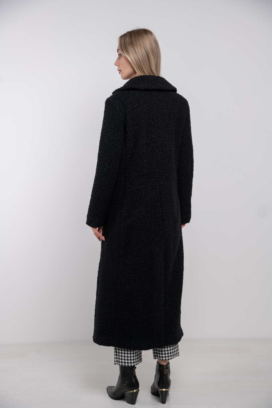 Emporio Armani Двубортное пальто из ткани букле (цвет ), артикул 6H2L64-2NNBZ | Фото 5