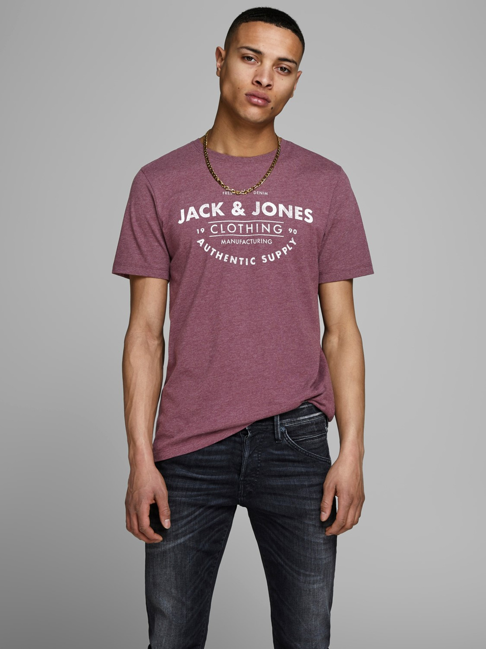 Мужской Jack & Jones Футболка (цвет ), артикул 12157339 | Фото 1