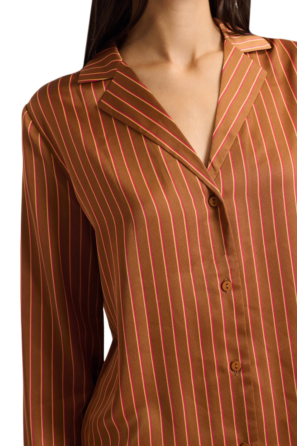 Женский Etam Пижамная рубашка TAMAR в полоску (цвет ), артикул 6555926 | Фото 4