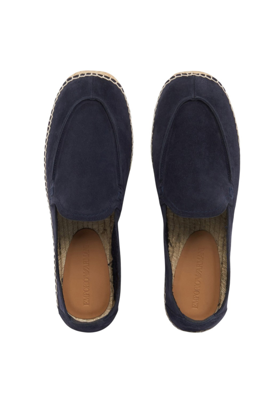 Эспадрильи из натуральной замши|Основной цвет:Синий Мужской Emporio Armani Эспадрильи из натуральной замши (цвет ), артикул EM005854-AF23967 | Фото 4