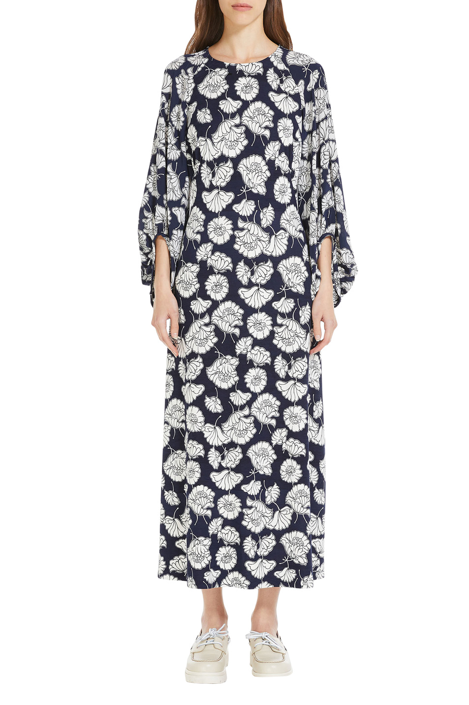 Женский Weekend Max Mara Платье YELLOW с принтом (цвет ), артикул 2415621071 | Фото 3