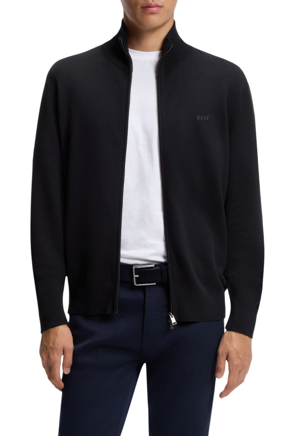 Мужской BOSS Кардиган Upalano из хлопка (цвет ), артикул 50556345 | Фото 3