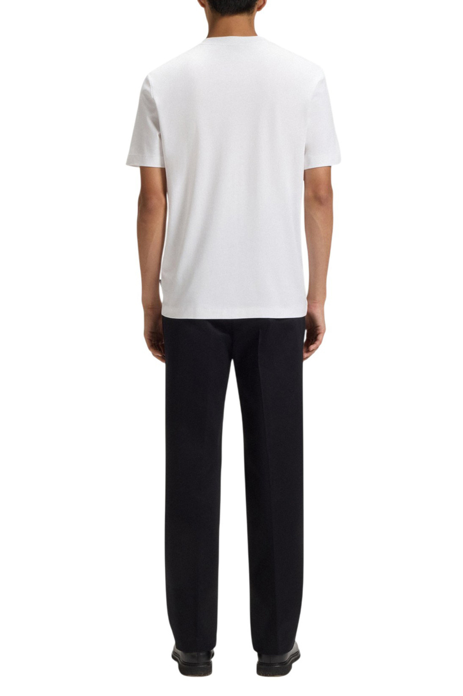 Футболка Thompson из хлопка|Основной цвет:Белый Мужской BOSS Футболка Thompson из хлопка (цвет ), артикул 50551902 | Фото 4