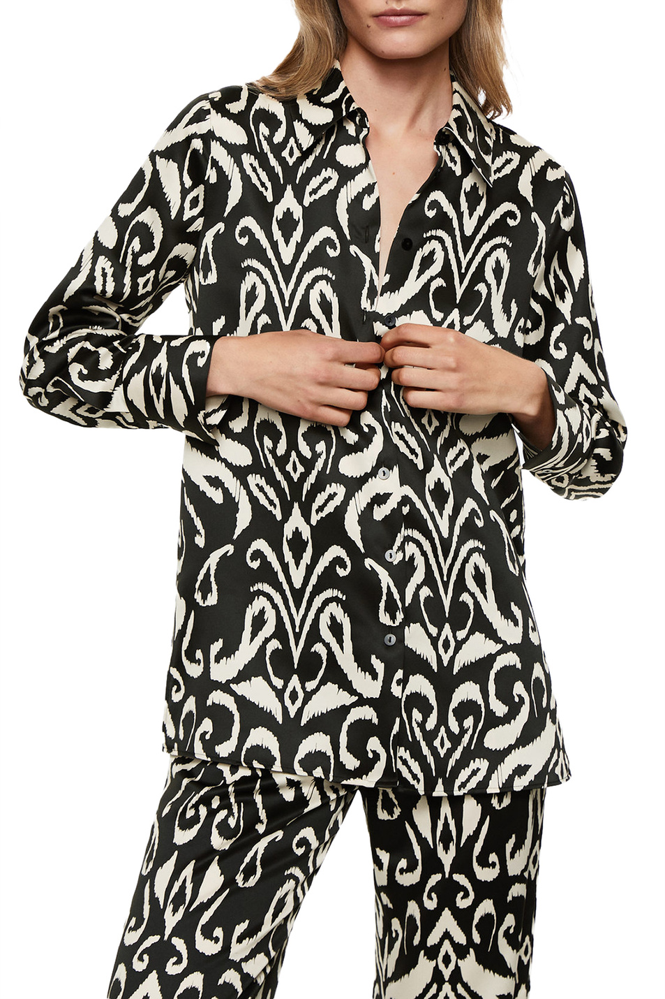 Женский Mango Рубашка BLACKY с принтом (цвет ), артикул 37024399 | Фото 3