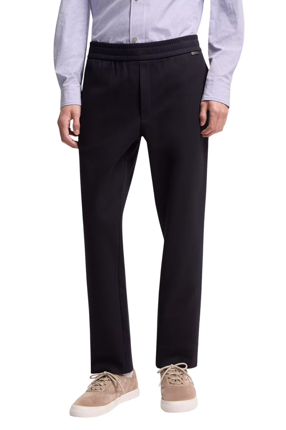 Брюки с эластичным поясом|Основной цвет:Синий Мужской Moncler Брюки с эластичным поясом (цвет ), артикул L10918H00007-89B5F | Фото 3