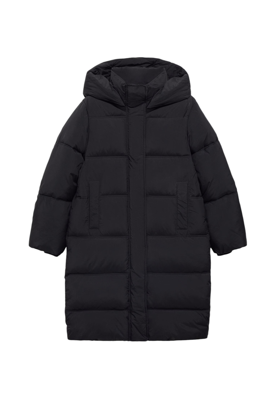 Пальто KATMANDU стеганое с капюшоном|Основной цвет:Черный Женский Mango Пальто KATMANDU стеганое с капюшоном (цвет ), артикул 77047664 | Фото 1