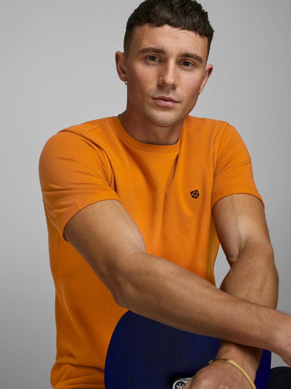 Мужской Jack & Jones Футболка из хлопка (цвет ), артикул 12166527 | Фото 6