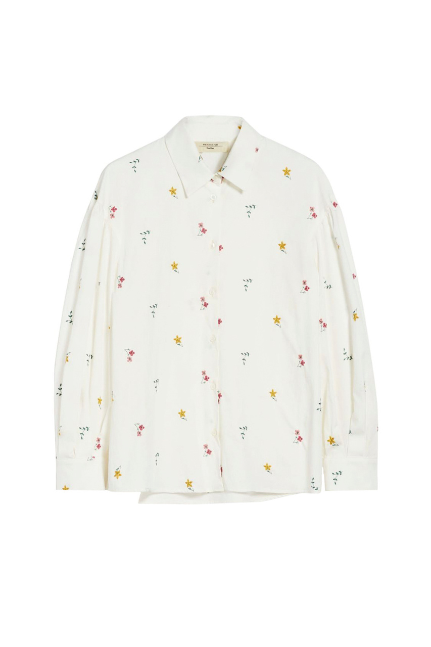 Блузка VILLAR с вышивкой|Основной цвет:Белый|Артикул:2415111052 | Фото 1