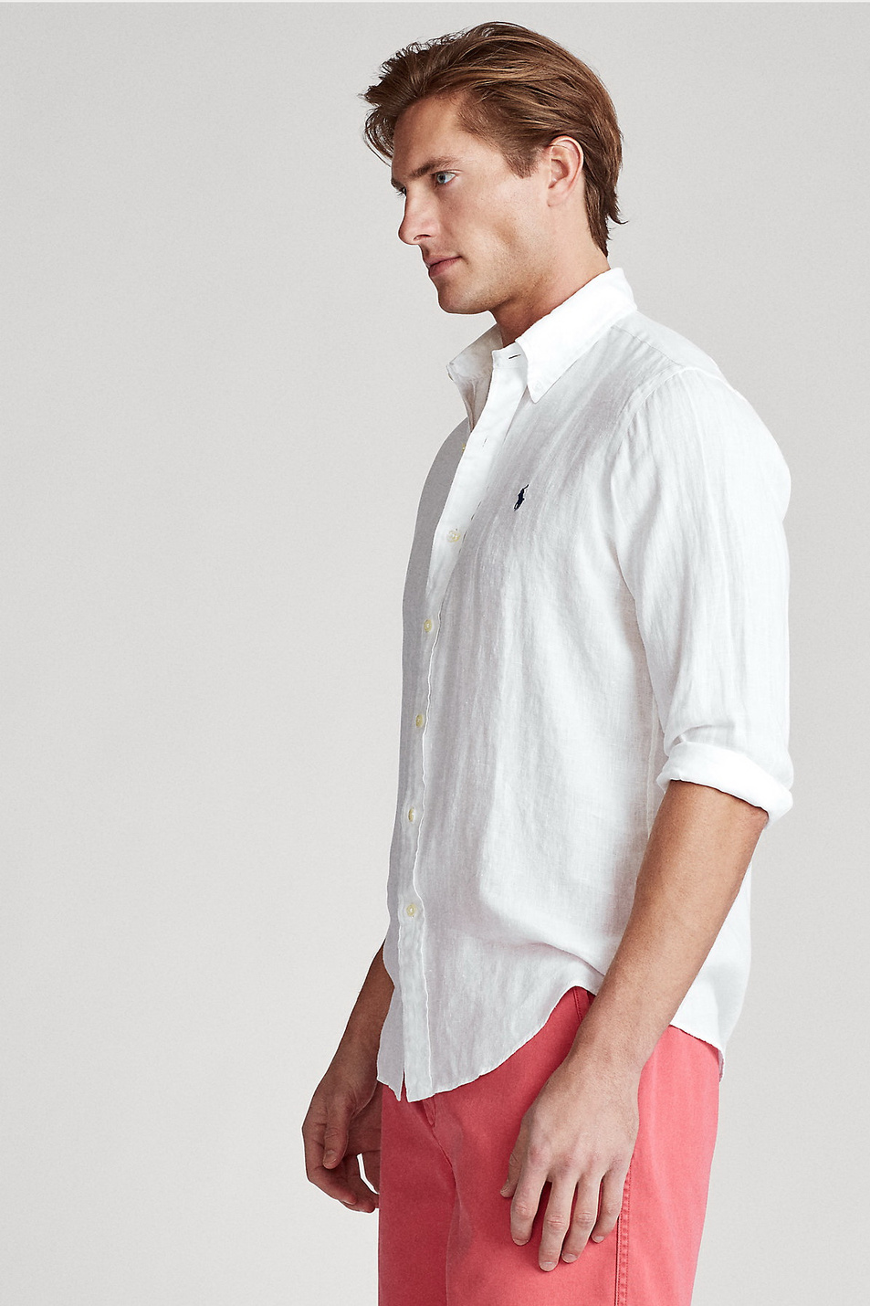 Polo Ralph Lauren Рубашка из натурального льна (цвет ), артикул 710794142001 | Фото 5