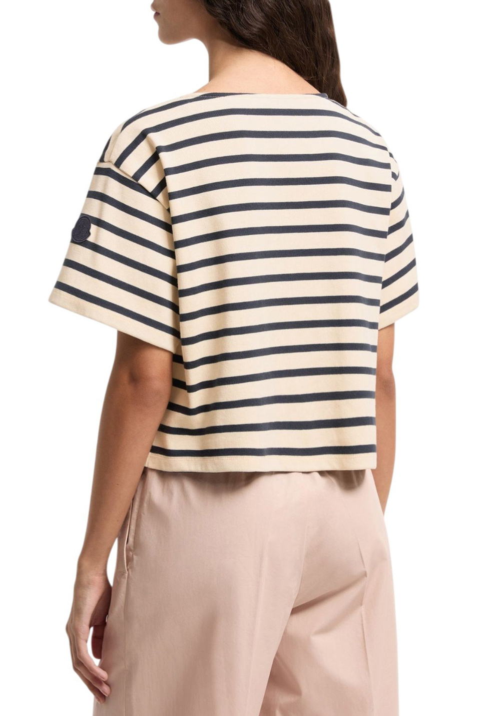 Женский Moncler Футболка из хлопка (цвет ), артикул L10938C00050-89BEB | Фото 4