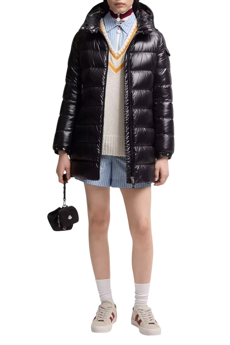 Женский Moncler Полупальто COURCELLES с пуховым наполнителем (цвет ), артикул K20931C00002-597Z8 | Фото 2