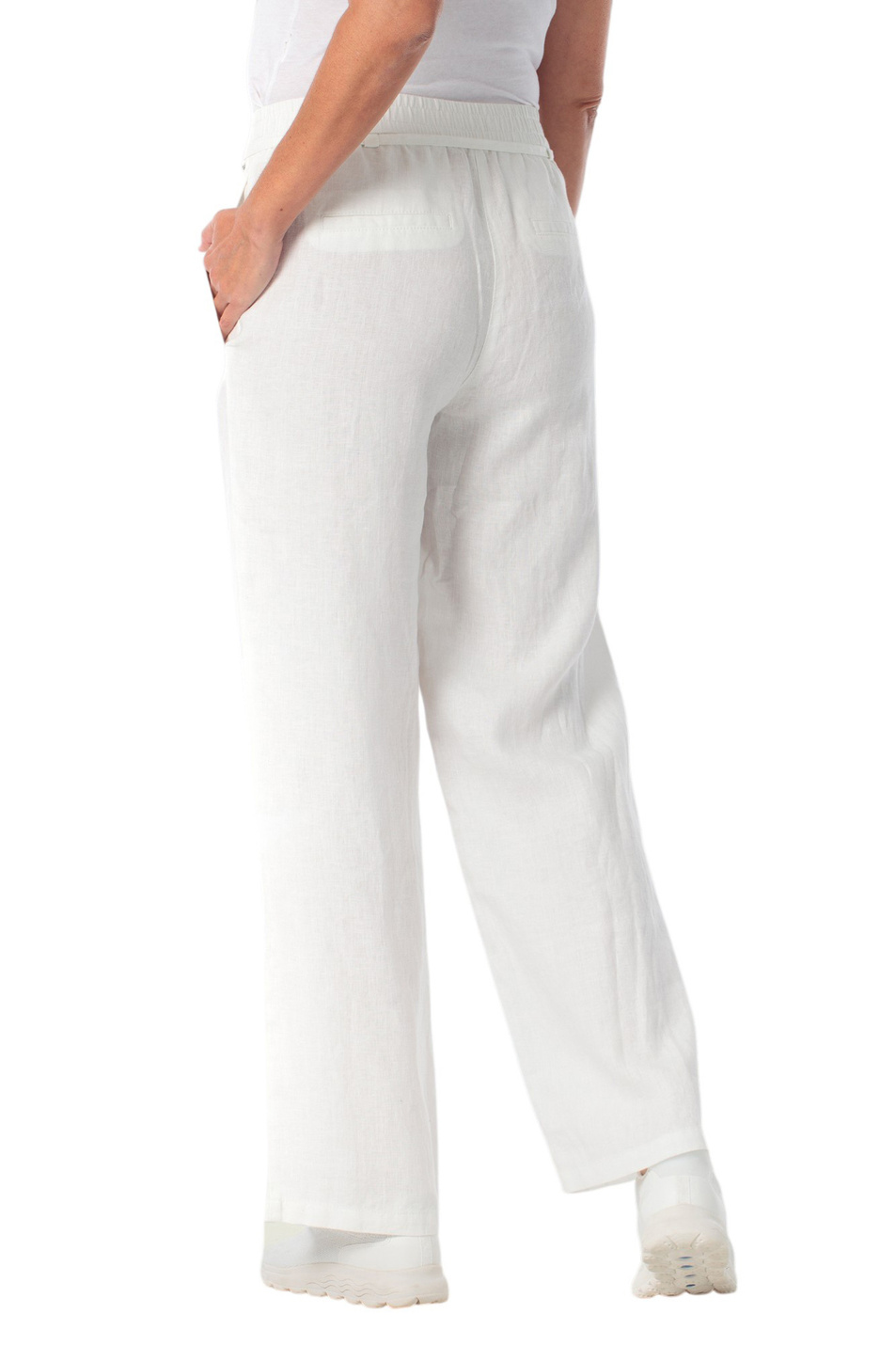 Женский Gerry Weber Брюки однотонные из льна (цвет ), артикул N67067 | Фото 4