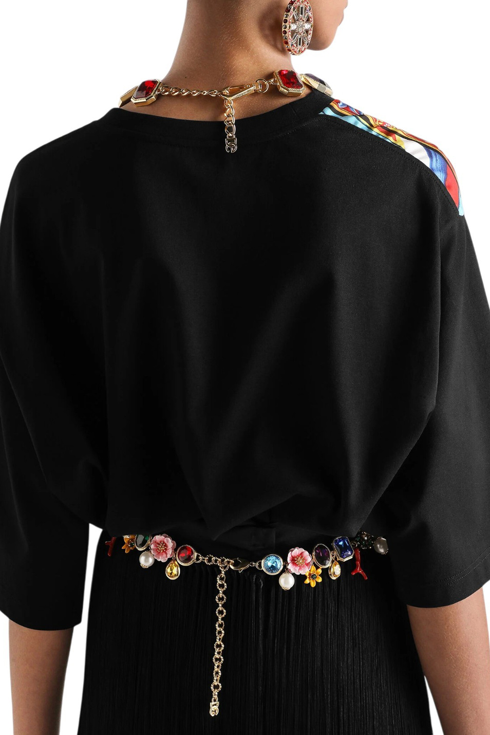 Женский Dolce & Gabbana Футболка с принтом Carretto (цвет ), артикул F8W13T-GDDVP | Фото 3