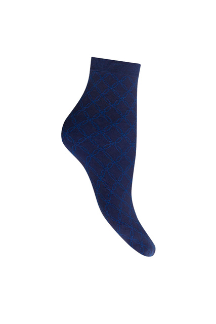 Носки из смесового хлопка|Основной цвет:Синий|Артикул:45044 | Фото 1