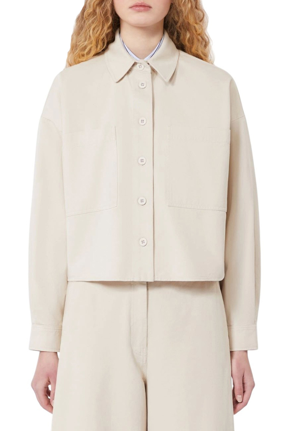 Женский Weekend Max Mara Рубашка RADENTE из хлопка (цвет ), артикул 2615111081 | Фото 3