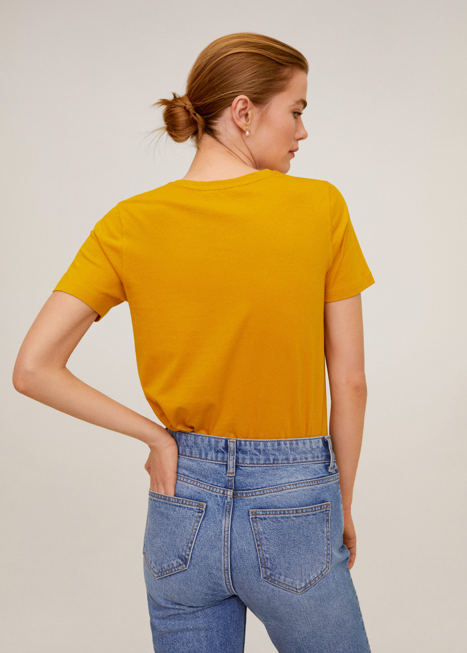 Женский Mango Футболка ILUSTRA (цвет ), артикул 67014401 | Фото 5