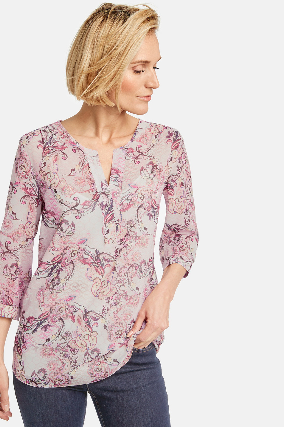 Женский Gerry Weber Блузка с принтом (цвет ), артикул 360024-31606 | Фото 1
