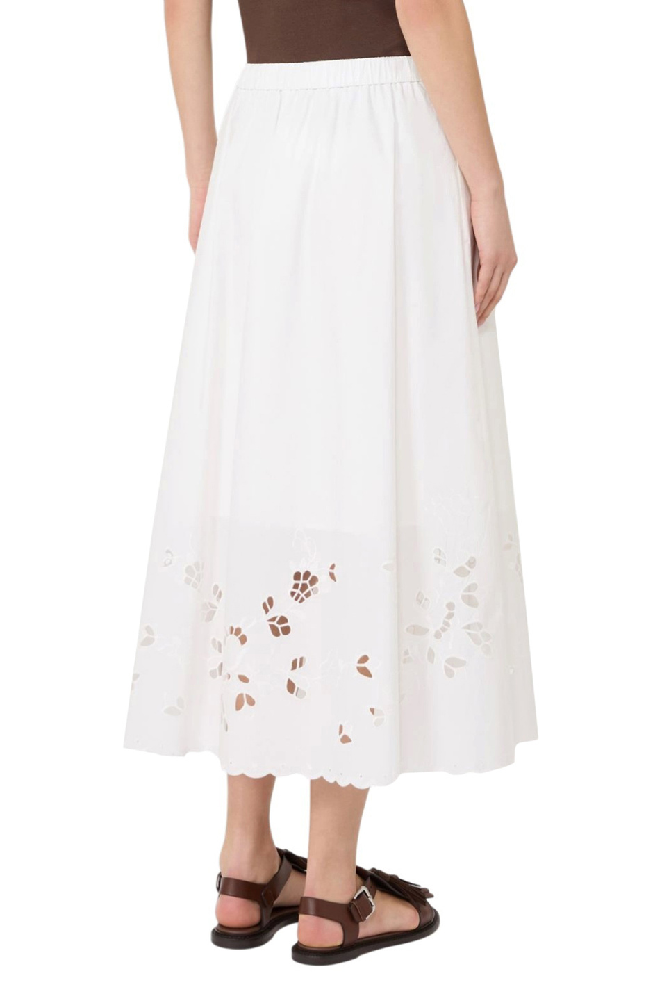 Женский Weekend Max Mara Юбка CARAVAN из хлопка (цвет ), артикул 2615101082 | Фото 4