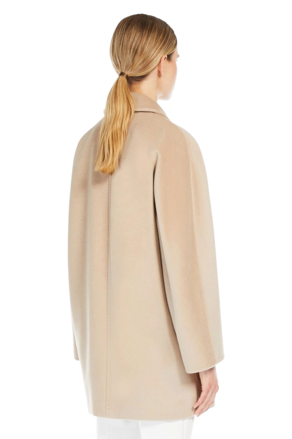Женский Max Mara Полупальто 101801 из шерсти и кашемира (цвет ), артикул 2621086021 | Фото 4