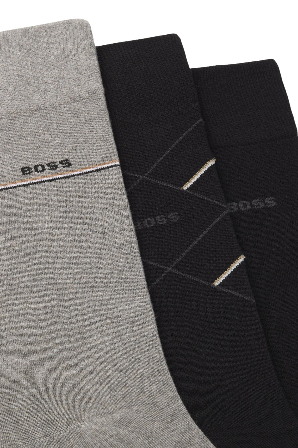 Носки в комплекте из 3 пар|Основной цвет:Разноцветный Мужской BOSS Носки в комплекте из 3 пар (цвет ), артикул 50547840 | Фото 3