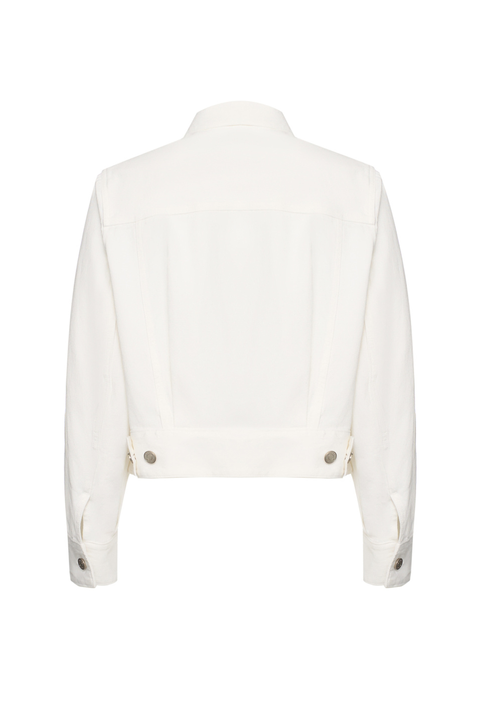 Куртка джинсовая из хлопка|Основной цвет:Белый Женский Jacob Cohen Куртка джинсовая из хлопка (цвет ), артикул H0033081T751A | Фото 2