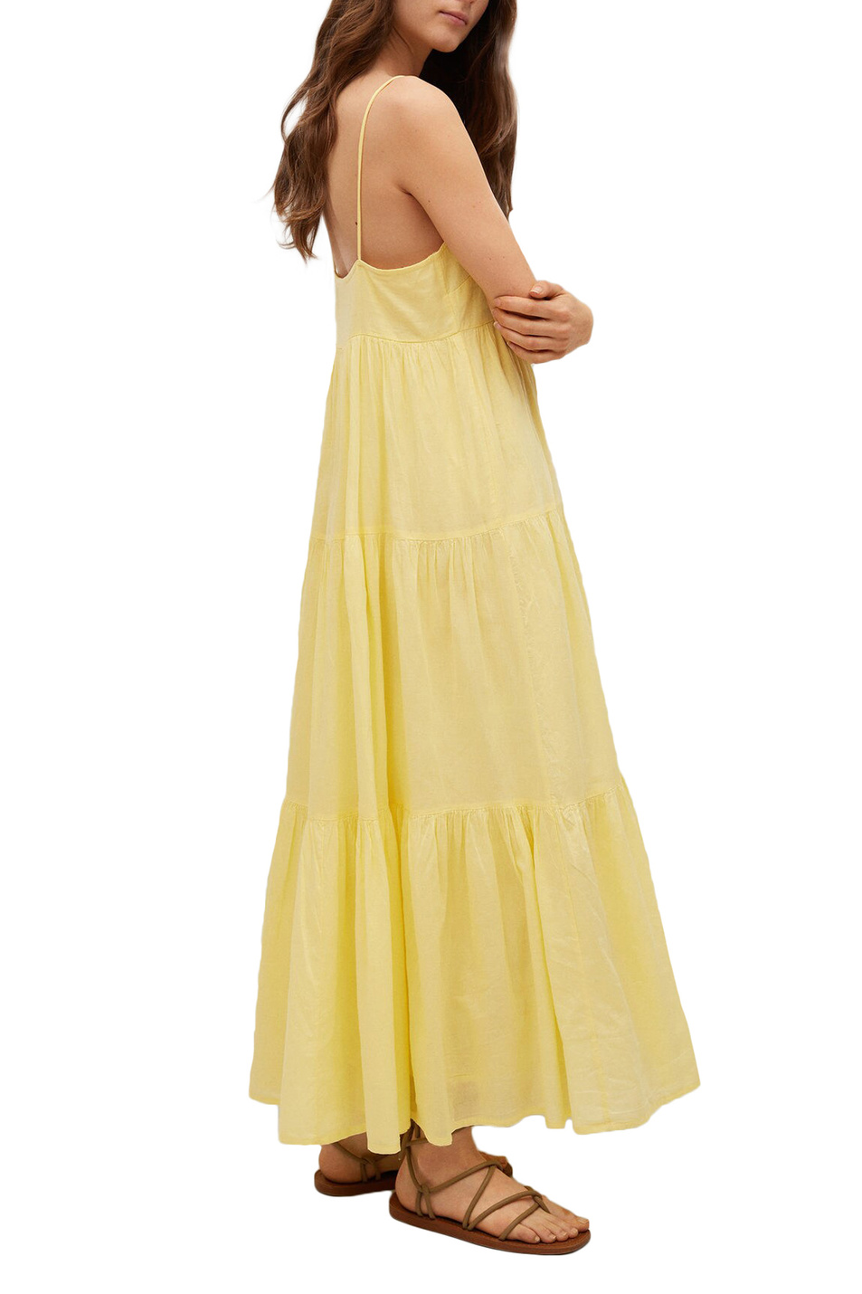 Женский Mango Платье COTTON с воланом (цвет ), артикул 17070185 | Фото 3