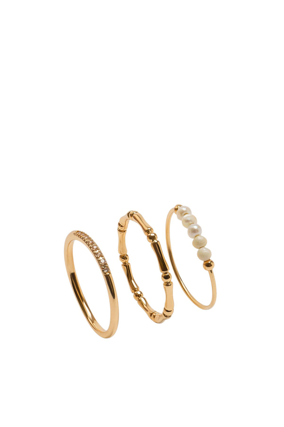 Женский Parfois Кольцо в комплекте из 3 шт (цвет ), артикул 239212 | Фото 1