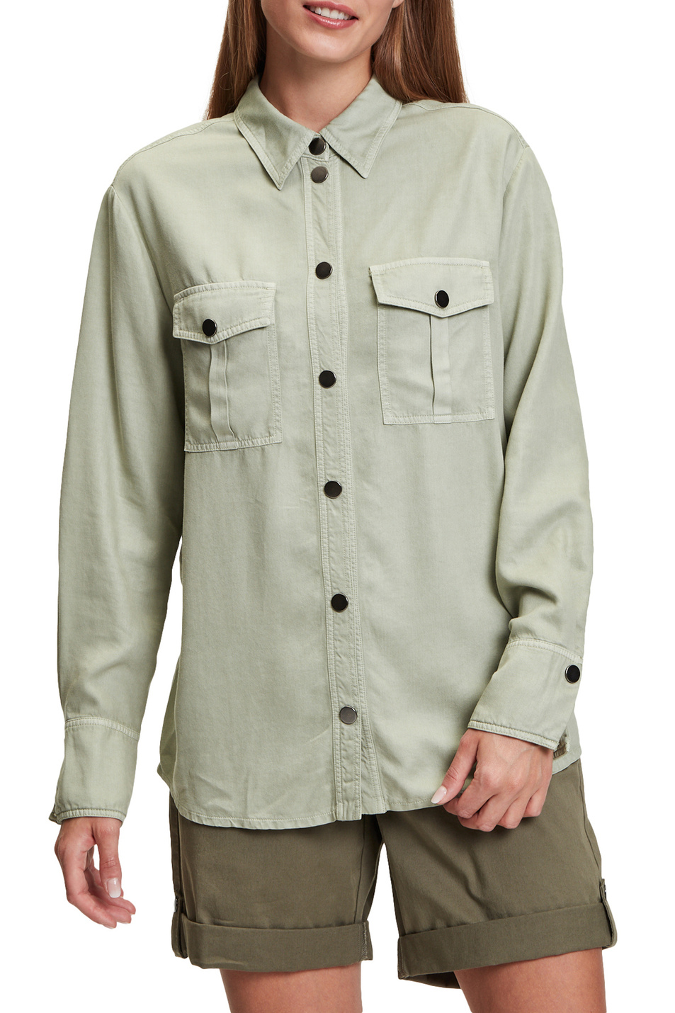 Betty Barclay Рубашка на кнопках с нагрудными карманами (цвет ), артикул 4361/1093 | Фото 4