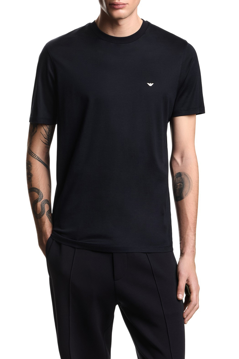 Мужской Emporio Armani Футболка с логотипом (цвет ), артикул EM004592-AF13747 | Фото 3