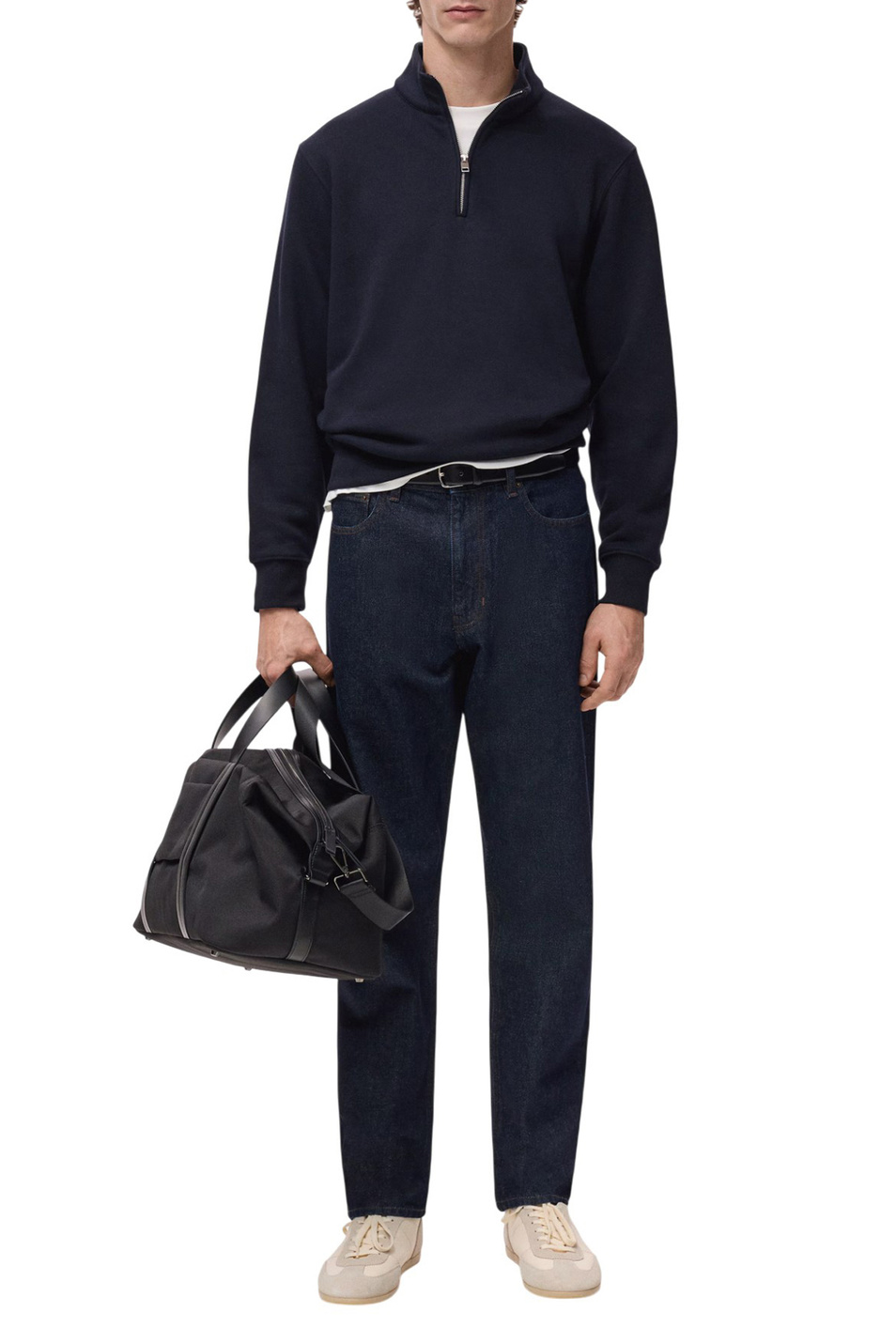 Мужской Mango Man Толстовка WINNY с воротником на молнии (цвет ), артикул 27021265 | Фото 2