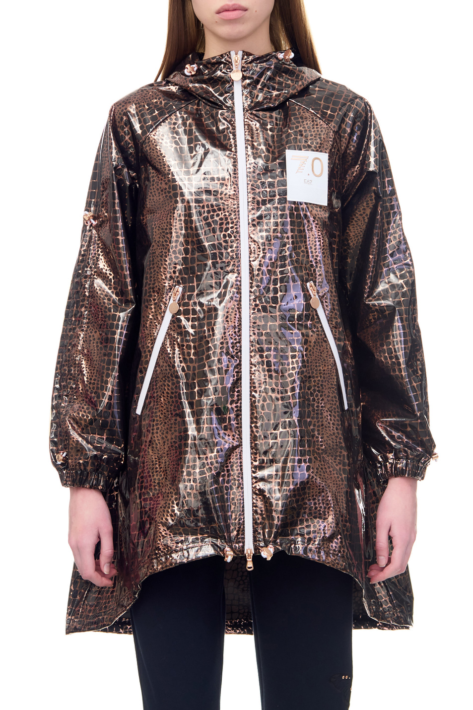 Женский EA7 Куртка асимметричного кроя (цвет ), артикул 3RTL01-TNBMZ | Фото 3