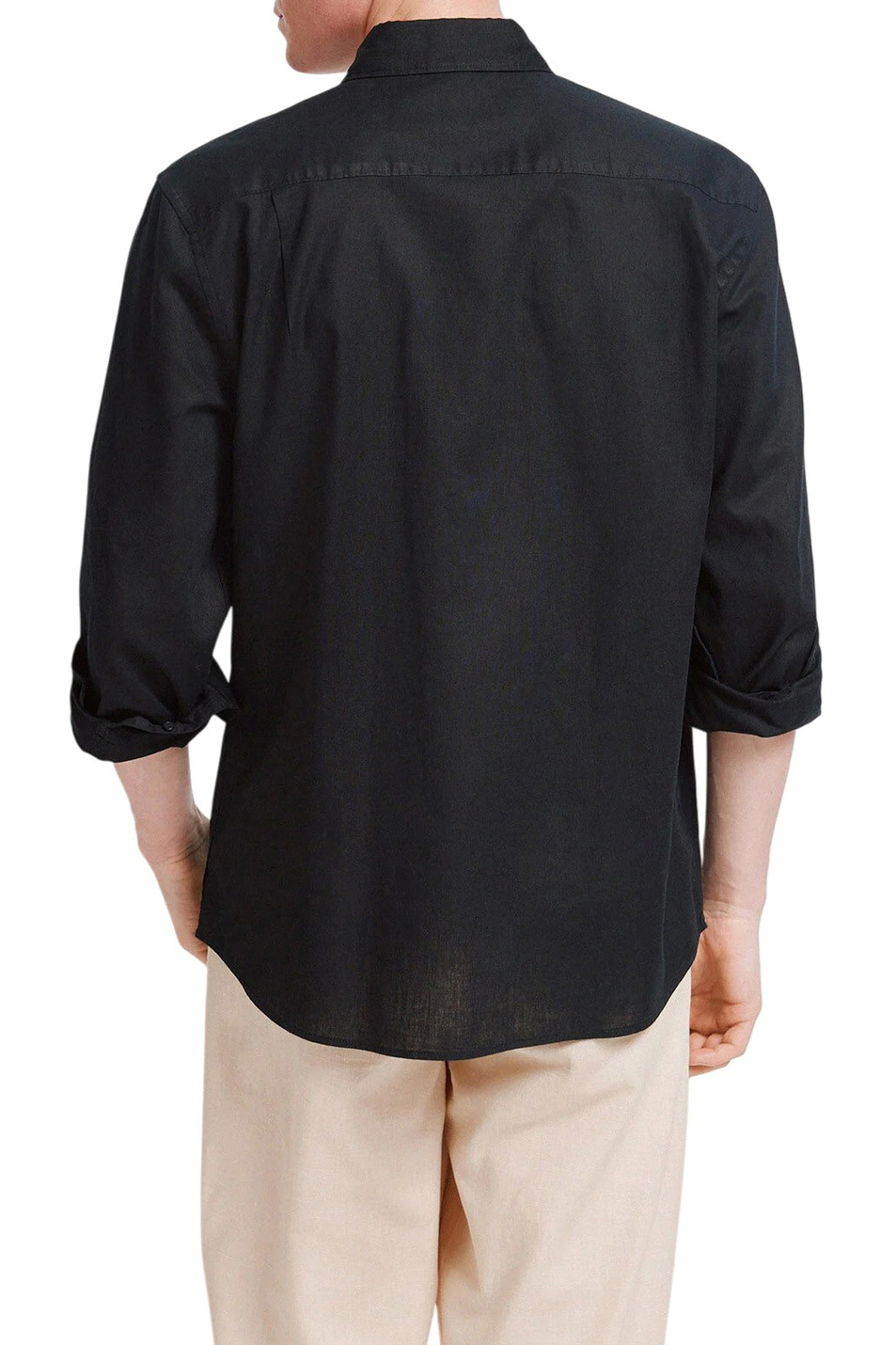 Мужской Springfield Рубашка из хлопка и льна (цвет ), артикул 0993388 | Фото 3