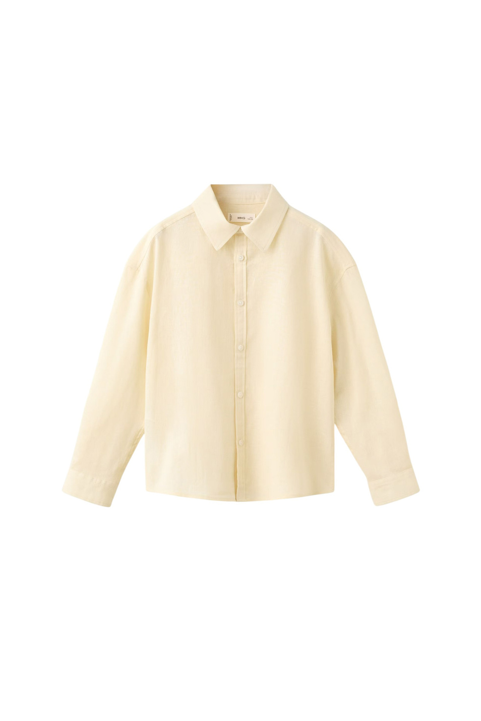 Мальчикам Mango Kids Рубашка SUNRISE из льна и хлопка (цвет ), артикул 27068263 | Фото 1