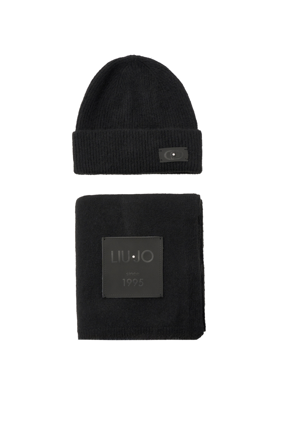 Комплект из шапки и шарфа|Основной цвет:Черный Женский Liu Jo Комплект из шапки и шарфа (цвет ), артикул 2F5014M0300 | Фото 1