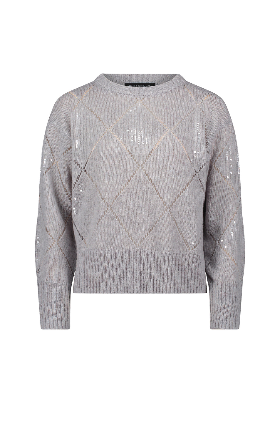 Джемпер с пайетками|Основной цвет:Серый Женский Betty Barclay Джемпер с пайетками (цвет ), артикул 5313/1672 | Фото 1