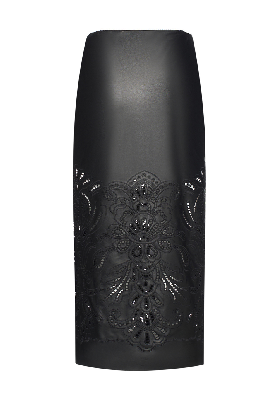 Юбка из искусственной кожи|Основной цвет:Черный Женский Ermanno Firenze Юбка из искусственной кожи (цвет ), артикул D47EO015E5C | Фото 2