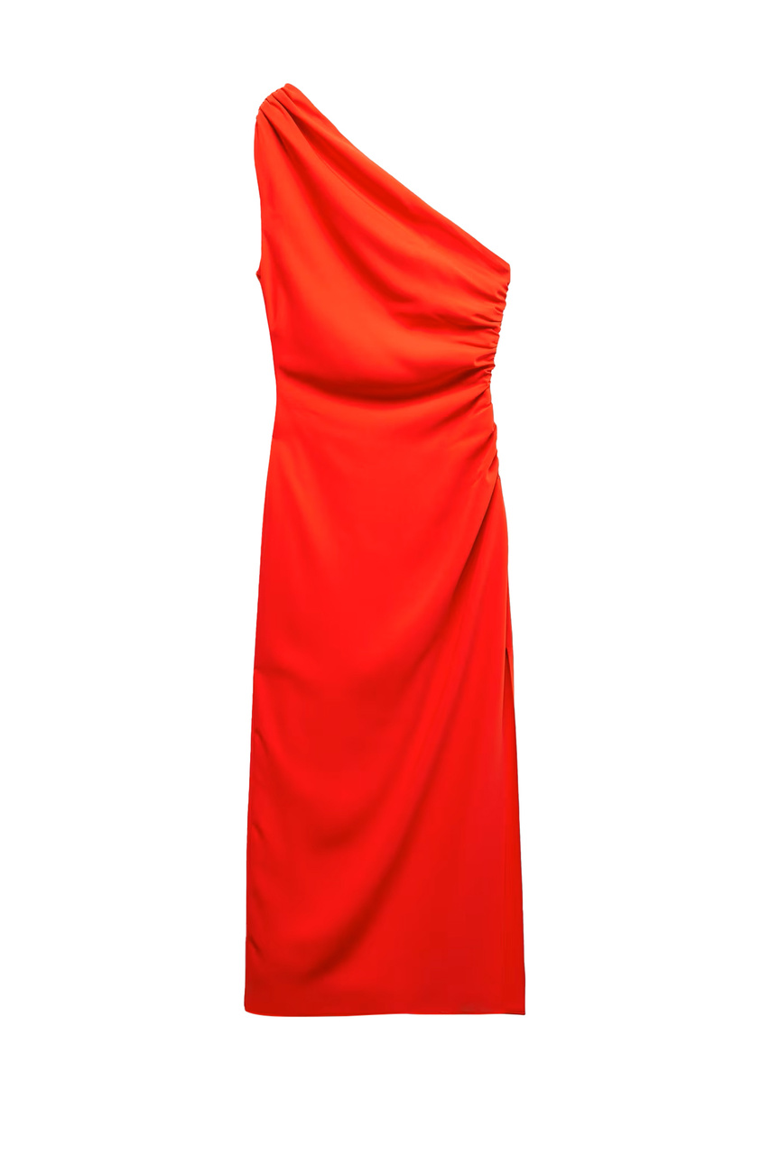 Платье NATY с разрезом|Основной цвет:Красный|Артикул:67096334 | Фото 1