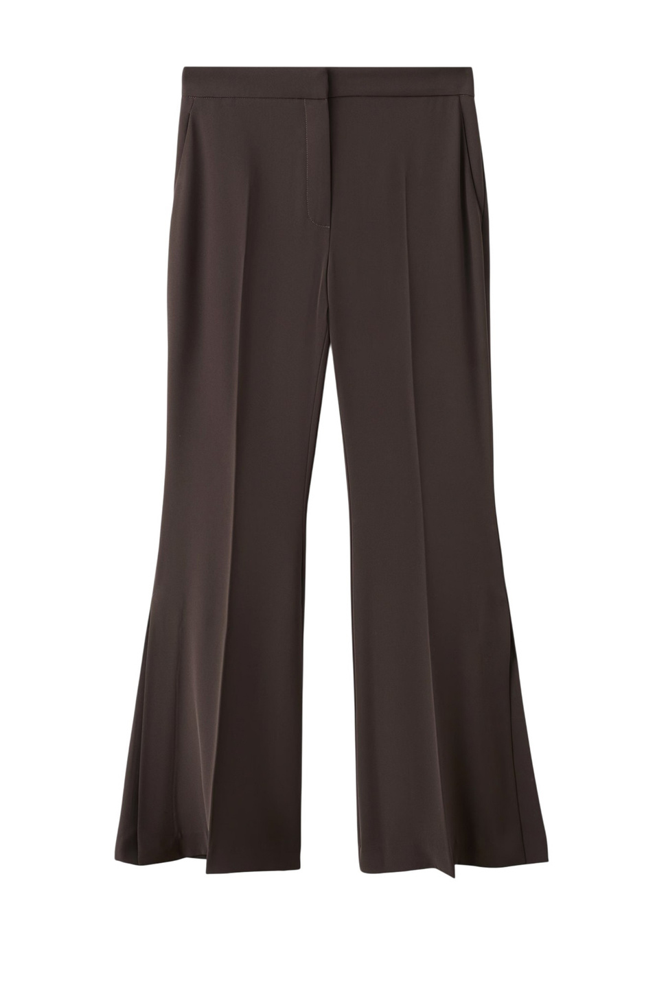 Брюки GRETA с боковыми разрезами|Основной цвет:Коричневый Женский Mango Брюки GRETA с боковыми разрезами (цвет ), артикул 17049117 | Фото 1