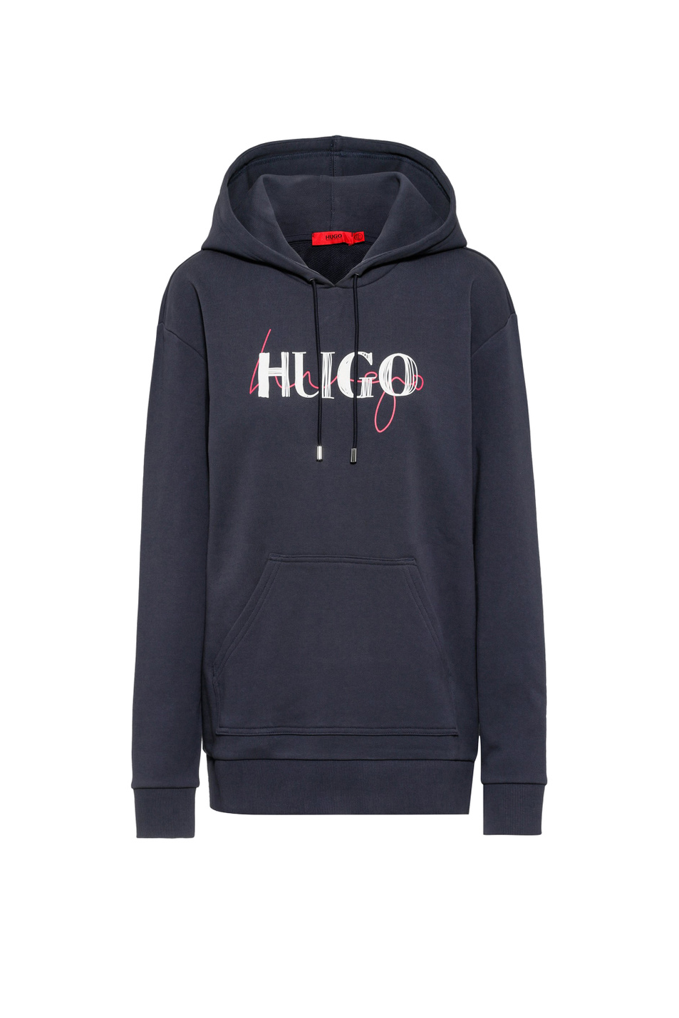 Женский HUGO Худи из натурального хлопка с карманом-кенгуру (цвет ), артикул 50452831 | Фото 1