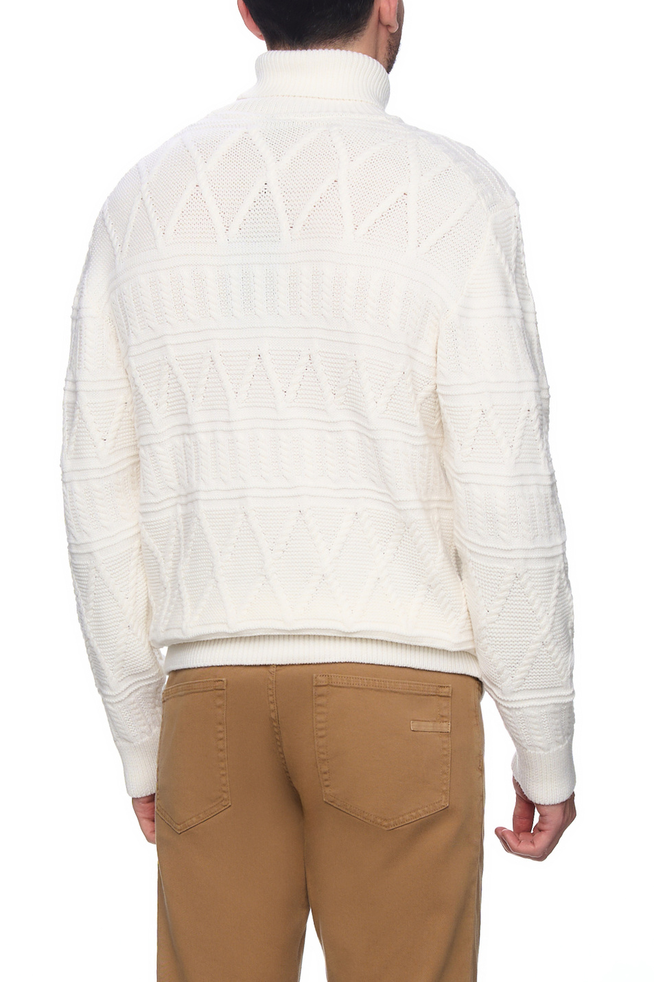 Мужской Zegna Свитер из шерсти (цвет ), артикул UEM33A8-ECT120-N01 | Фото 5