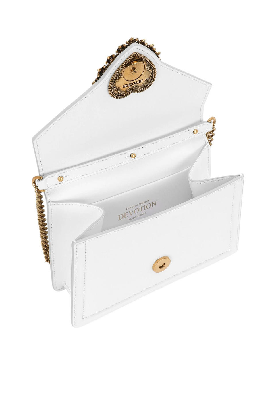 Женский Dolce & Gabbana Сумка Devotion с застежкой в виде сердца (цвет ), артикул BB6711-AV893 | Фото 4