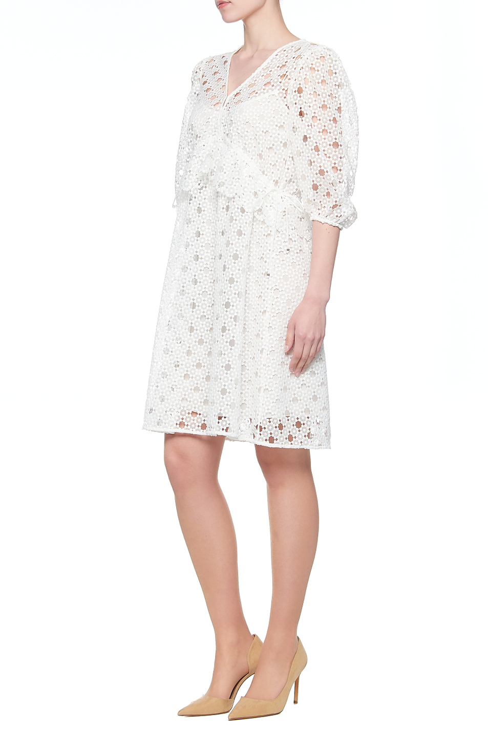 HUGO Платье из кружева с V-образным вырезом (цвет ), артикул 50453280 | Фото 5