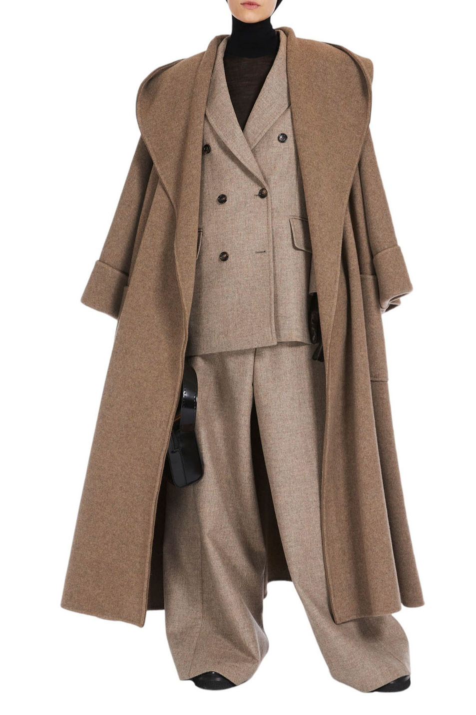 Женский Max Mara Брюки DALLAS из эластичной шерсти с добавлением кашемира (цвет ), артикул 2311364136 | Фото 2