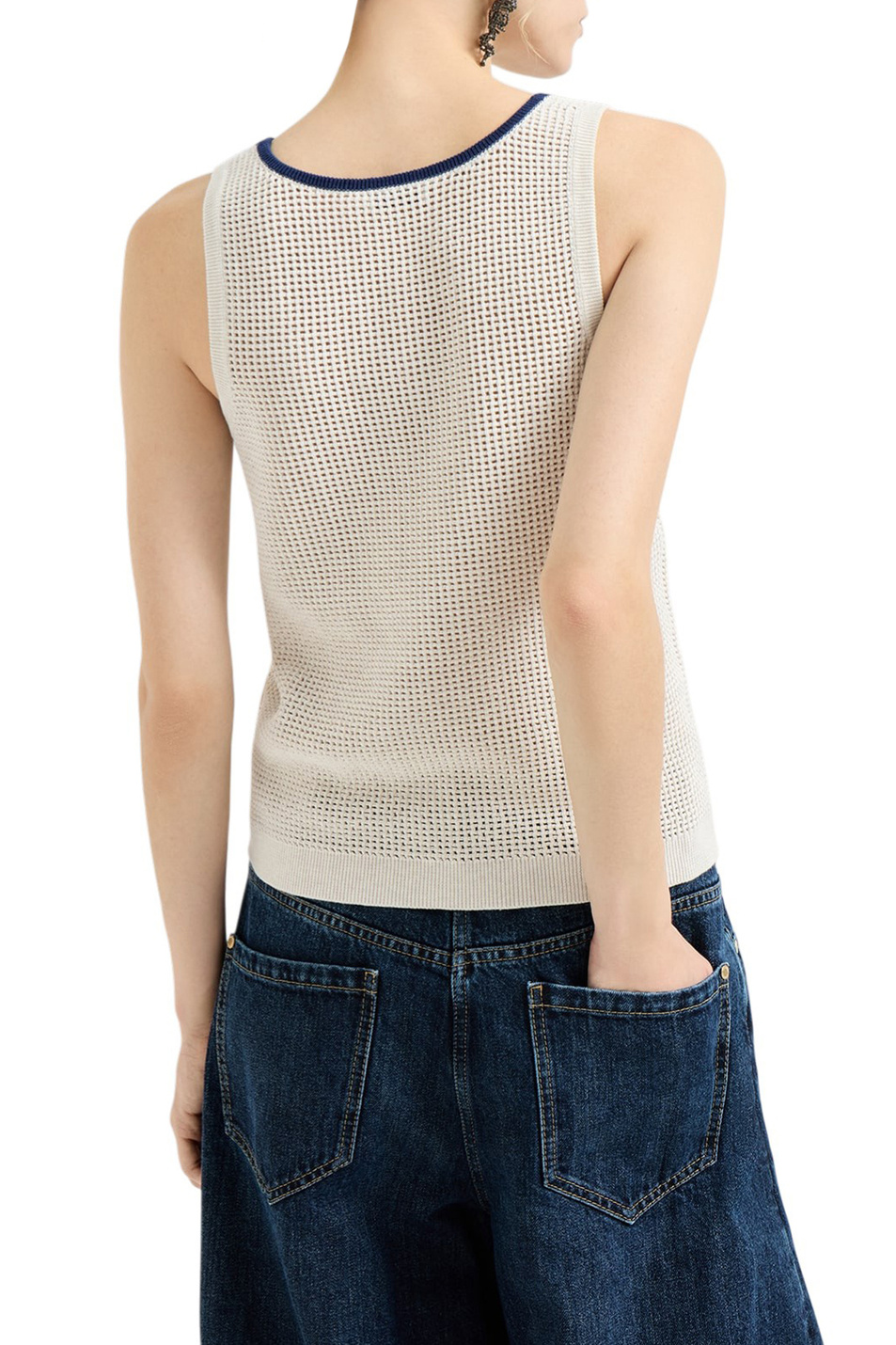 Женский Brunello Cucinelli Топ из хлопка (цвет ), артикул M19225720 | Фото 4