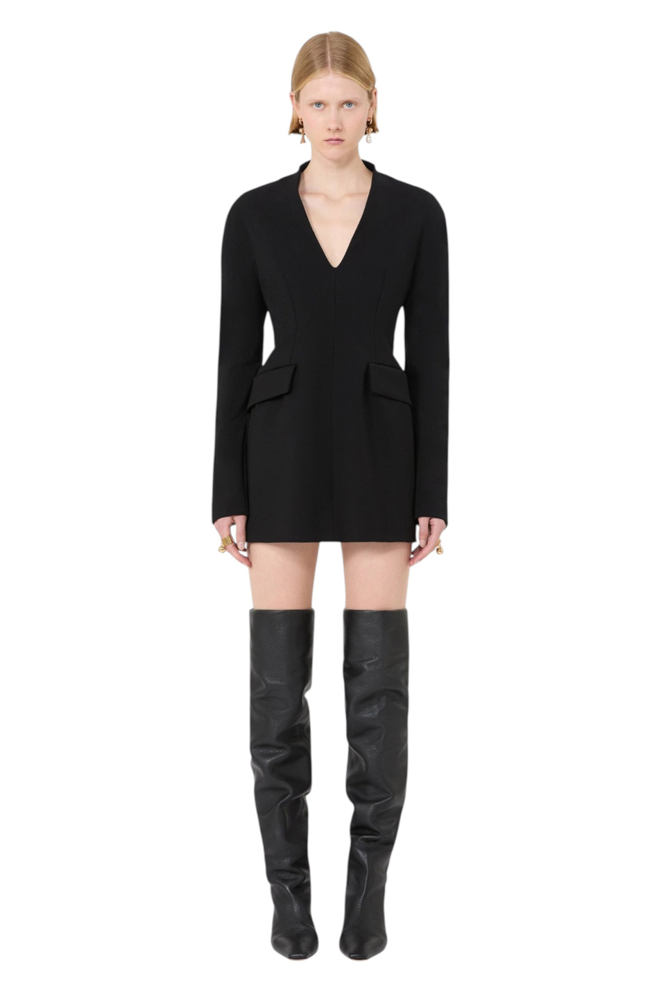 Женский Sportmax Платье TEFRITE07 из эластичной вискозы (цвет ), артикул 2622226052 | Фото 3