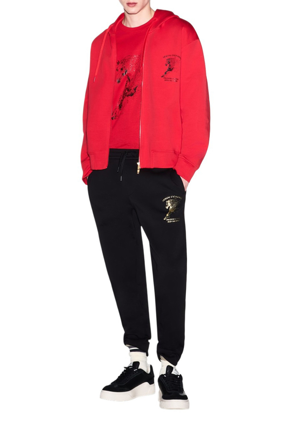 Мужской Armani Exchange Футболка из хлопка (цвет ), артикул XM001991-AF10364 | Фото 2