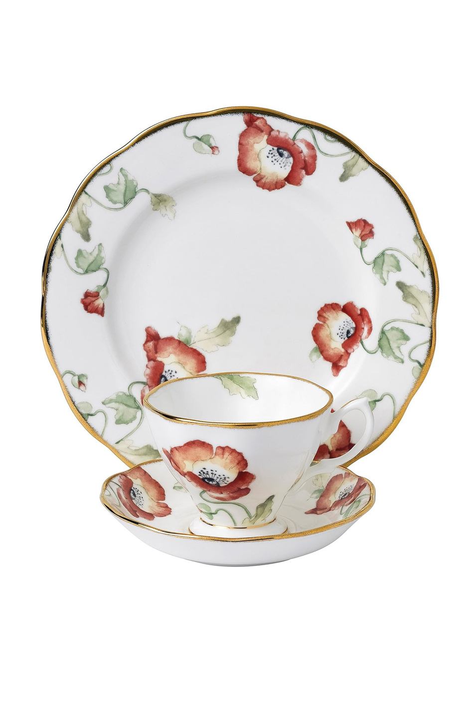 Не имеет пола Royal Albert Набор чайный Poppy, 3 предмета (цвет ), артикул 40017570 | Фото 1